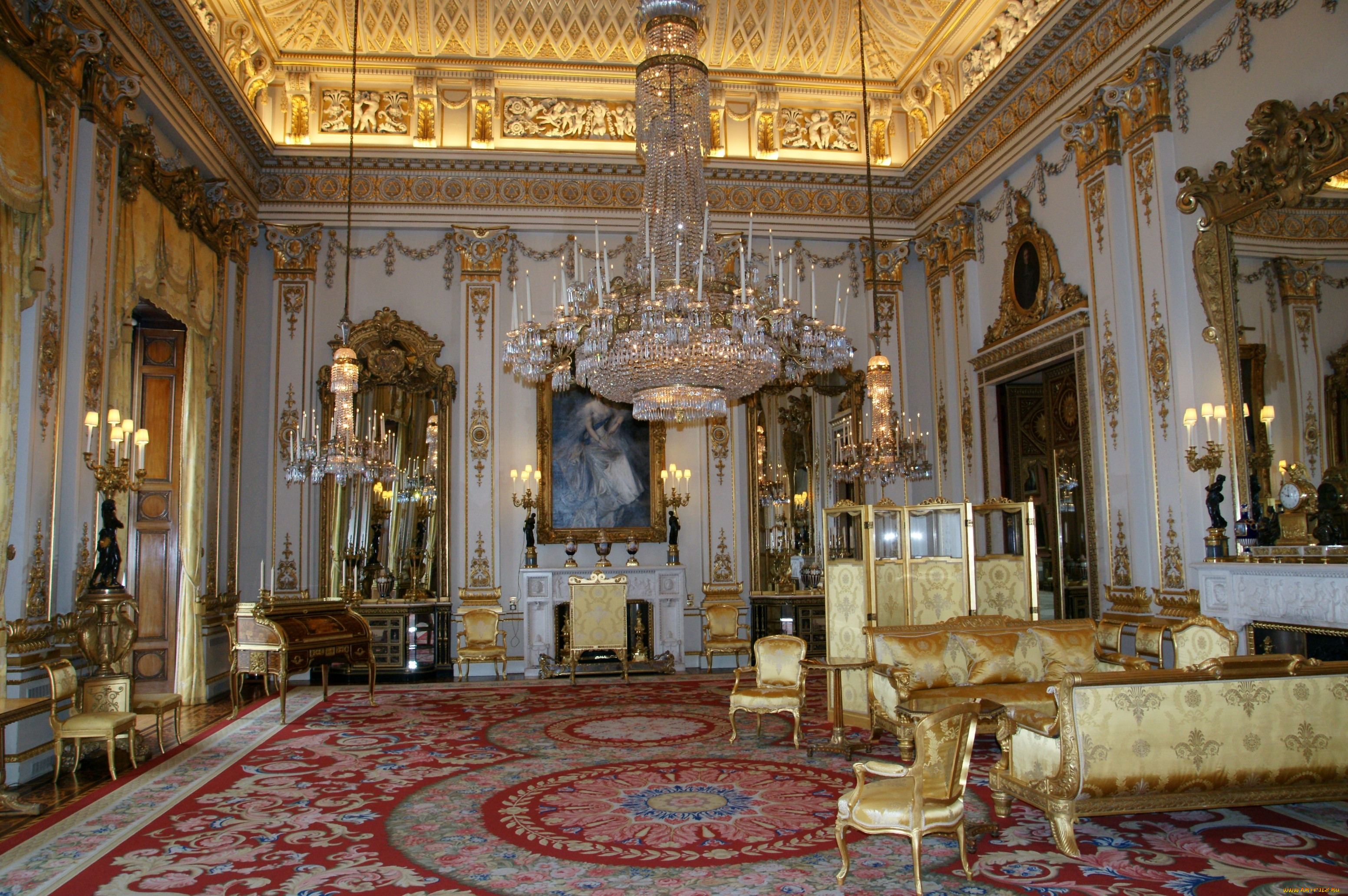 Букингемский дворец в Лондоне внутри